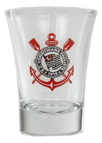 Kit C/2 Copos Shot 60 Ml Do Corinthians