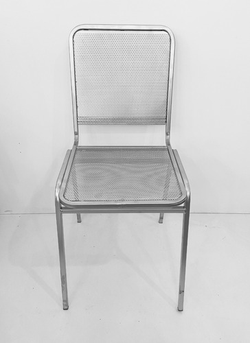 Imagen 3 de 9 de Silla Metalica Chapa Para Bares Interior Exterior Diseño