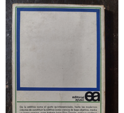 Posibilidad De La Estética Como Ciencia - Eloy Terron. Ayuso (Usado)