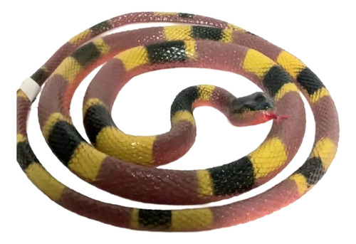 Serpiente Víbora Goma 1.40 Cm Colores A Elección Varios