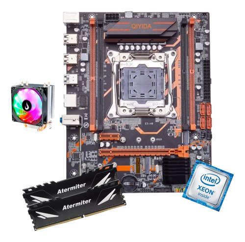 Kit Gamer Placa Mãe E5-h9 X99 Intel Xeon E5 2650 V4 64gb Coo