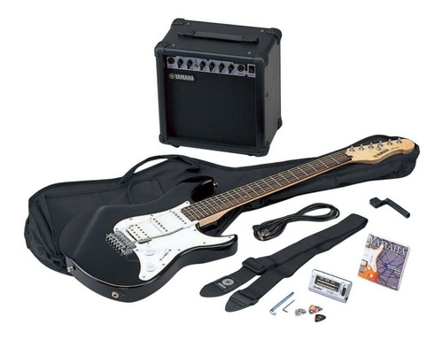 Guitarra Electrica Kit Con Amp/black/negro Eg 112 G Pii Bl 