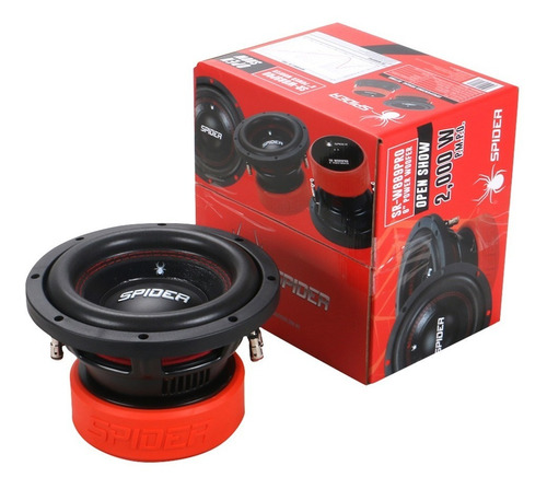 Bwoofer 8 Doble Bobina R-w889pro Nevo 2021 2,000w Color Negro