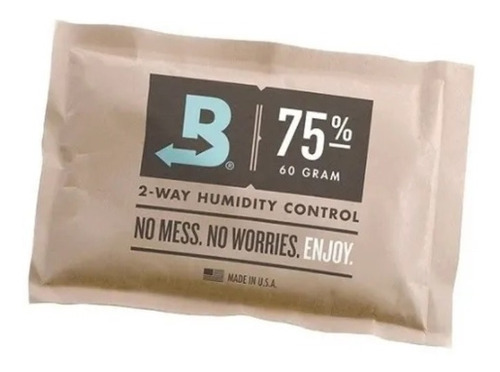 1 Boveda Pack 75% 60gr Control Humedad 2 Vias 