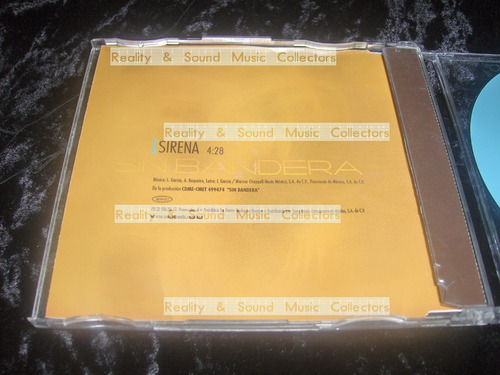 Sin Bandera Sirena Cd Original Raro De Coleccion!! (Usado)