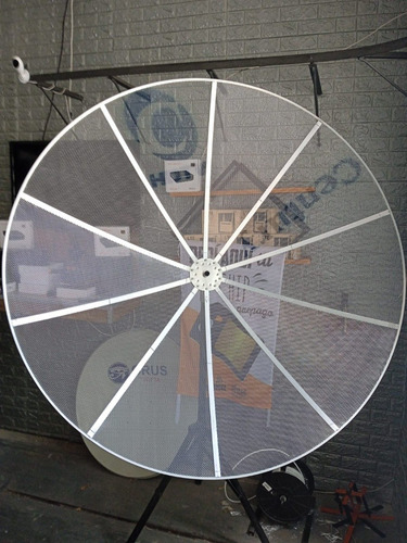 Imagen 4 de 6 de Antena Satelital Banda C Y Ku, 1.70 Mts + Cable Rg6 + Lnb