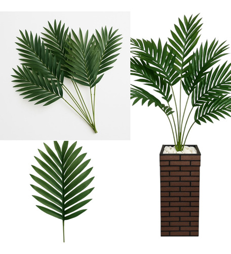 Folhagem Artificial Tropical P/ Decoração Ambiente Cod505