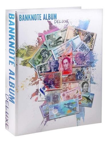 Banknote World Deluxe Álbum Recolector De Monedas, Azul, 300