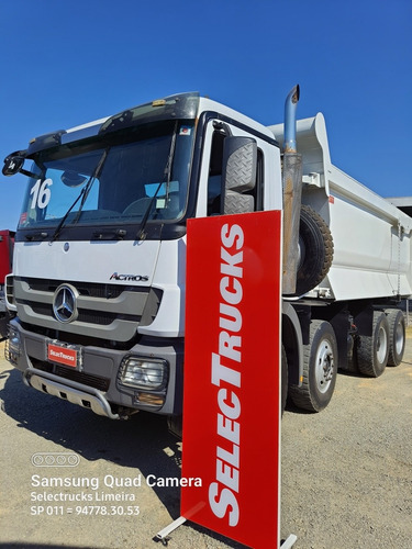 Imagem 2 de 15 de Mercedes Benz Actros 4844 8x4 Caçamba
