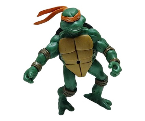 Muñeco De Plástico Tortuga Ninja Miguel Anjel 2002 Playmates