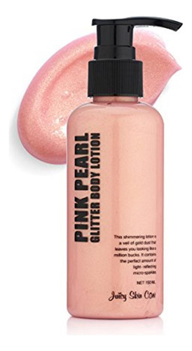 Loción Corporal Con Brillo De Perla Rosa Y Loción Corporal B