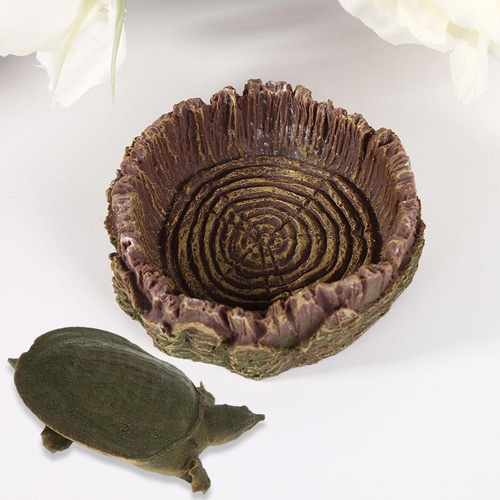 Fuente De Hidratación Para Reptiles, Plato De Sin Drenaje