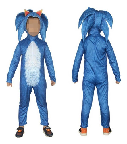 Disfraz De Sonic Para Niños