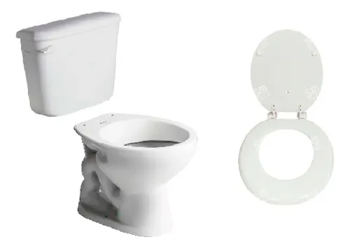 comprar Inodoro Corto + Depósito Colgar + Tapa Tsx Ferrum Andina