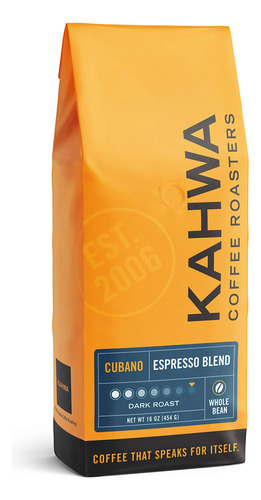 Kahwa Cuban - Granos De Café Cubanos, Mezcla De Café Tost.