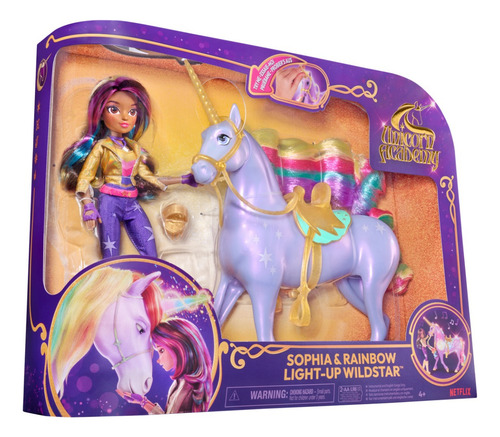 Sophia Y Wildstar Unicorn Academy Con Luces Sonidos Y Música
