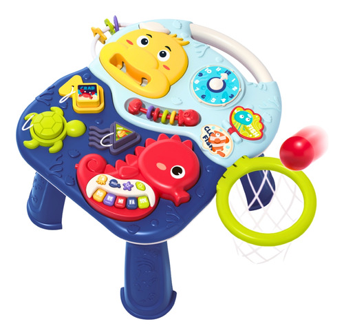 Mesinha Atividades BebĂȘ Educativa 2 Em 1 Azul Maxi Baby