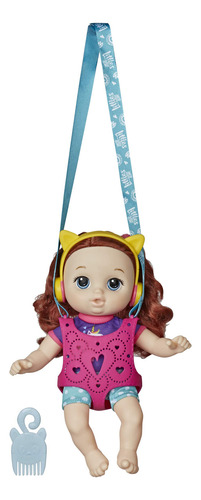 Set Muñeca Bebe Baby Alive Little Zoe Rizada Lista A Jugar