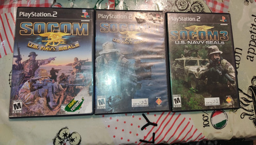 Soccom  1,2 Y 3 Para Ps2  Juegos Originales 