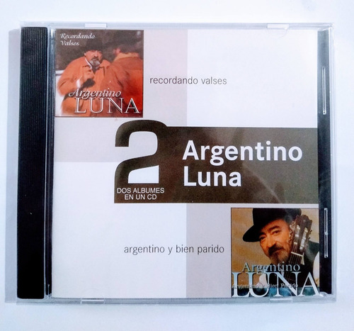 Argentino Luna Cd Nuevo  Con 22 Temas Incluye 10 Valses 