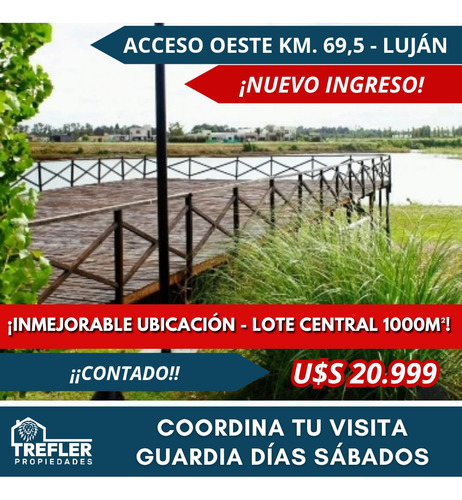 Lote En Venta En Lujan Barrio Cerrado Los Juncos 1000m2