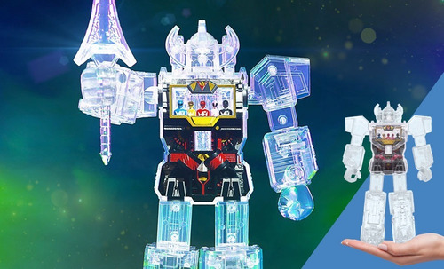 Megazord Transparente Power Rangers Super Cyborg - Super 7