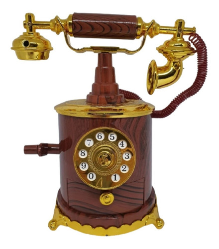 Caixinha De Música Modelo Telefone Antigo 