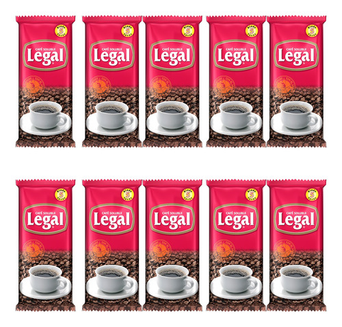 10 Sobres Café Legal Soluble 10g C/u Rinde 50 Tazas