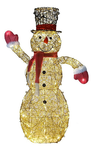 Holiday Time Figura Decorativa Muñeco De Nieve 70 Luces Led