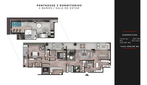 Penthouse Exclusivo En Vitacura (81225)