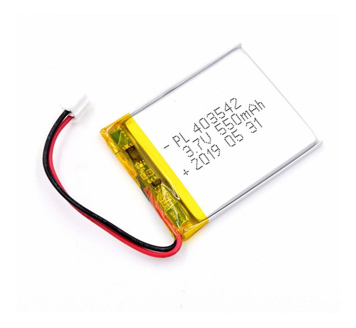 Bateria Lipo 3.7v 550mah 403542 Recargable Jst Conector