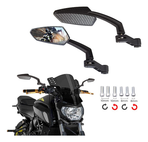 Reamizer Negro Grim Reaper Cuchilla Universal Motocicleta In