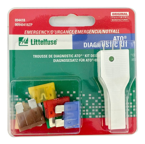 Kit De Diagnóstico Fusibles Ato Con Probador Para Autos