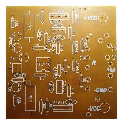 Pcb Plaqueta Circuito Impreso Booster Ampliable Simple