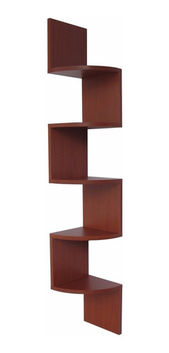Imagen 2 de 3 de Mueble Esquinero Decorativo Ewei´s Color Negro Blanco Y Cafe