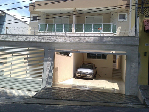 Imagem 2 de 17 de Lindo Sobrado À Venda - 3 Suítes - 4 Vagas - Taboão - São Bernardo Do Campo - Sp - 27339