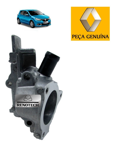 Flange Da Valvula Termostatica Sandero Ii 1.6 8v 8200493154 