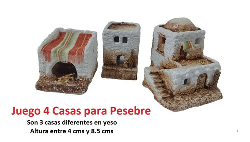 Casas Pesebre Navidad Nacimiento Pueblo Belén
