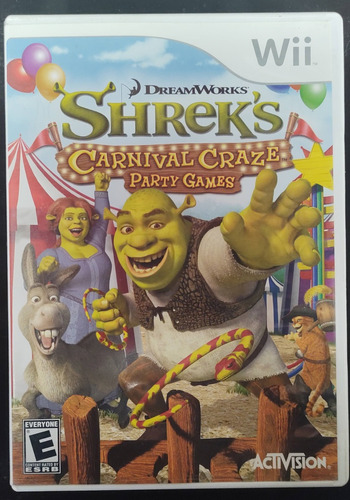 Shrek Carnival Crazy Party Games Juego Original Nintendo Wii (Reacondicionado)