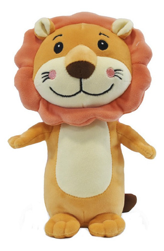 Peluche Leon Smile 30 Cm Color Naranja