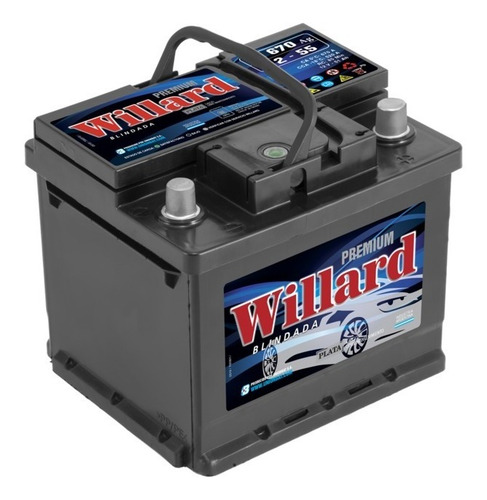 Batería Auto Willard 12x55 Ub670 Para Toyota Etios 1.5 Xls