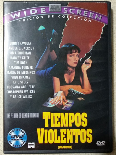 Pulp Fiction Tiempos Violentos Quentin Tarantino Dvd México (Usado)