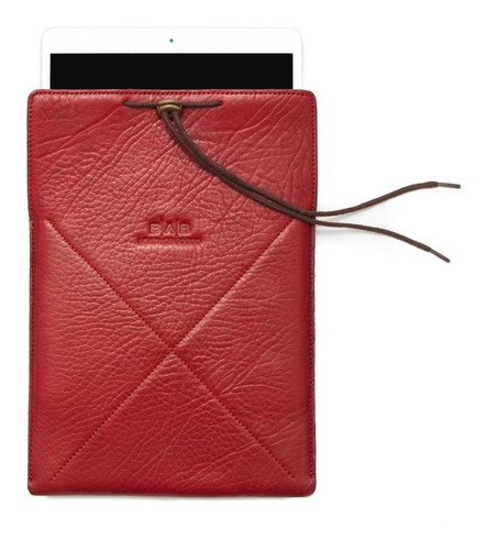 Imagen 2 de 4 de Funda Estuche Para iPad / Tablet Bab® Cuero Genuino