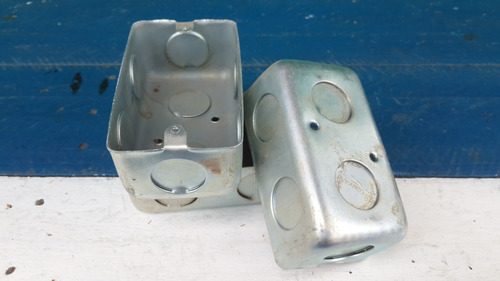 3 Cajetines 4x2 1/2 Metálico Galvanizado 3 X5$