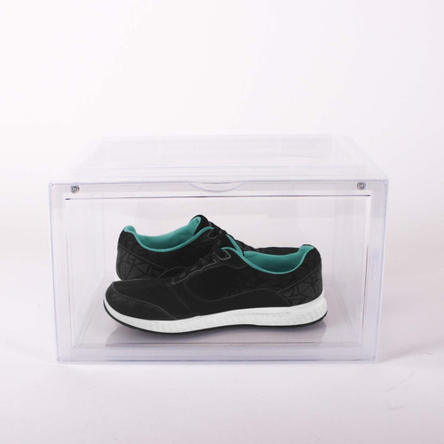 Caja Organizador De Zapatos Apilable Magnética Transparente