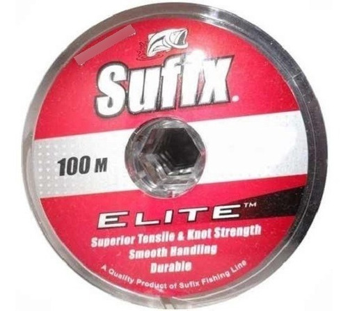 Monofilamento - Tanza - Nylon Sufix Elite 0,50 Mm X 100 Mt