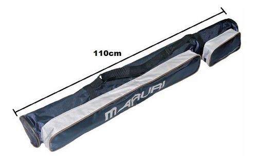 Capa Bolsa Pesca Porta Varas 110cm C/ Zíper E Bolsa Lateral