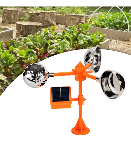 Ahuyentador De Pájaros Reflectante, Con Panel Solar