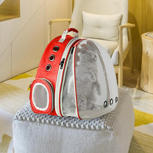 Mochila Expandible Con Burbujas Para Gatos, Bolsa De Viaje