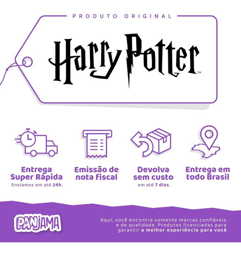 Imagem 9 de 9 de Pijama Macacão Kigurumi Traje Hogwarts Harry Potter Original